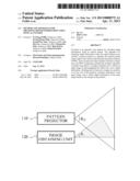 METHOD AND APPARATUS FOR OBTAINING DEPTH INFORMATION USING OPTICAL PATTERN diagram and image