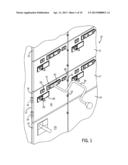 MOTOR CONTROL CENTER SUBUNIT HAVING MOVEABLE LINE CONTACTS AND METHOD OF     MANUFACTURE diagram and image