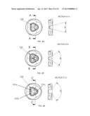 LAMP WITH MULTIPLE COMBINED LIGHT REFLECTORS, LAMP CONNECTOR, AND     PROXIMITY SENSOR FOR THE LAMP diagram and image