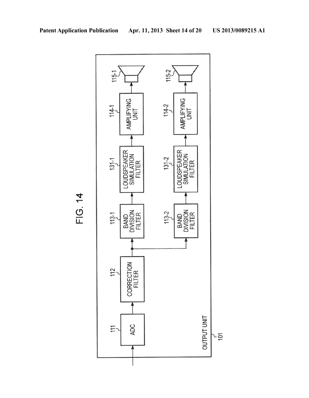 AUDIO PROCESSING DEVICE, AUDIO PROCESSING METHOD, RECORDING MEDIUM, AND     PROGRAM - diagram, schematic, and image 15