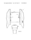 Portable And Disposable Potti-Drape Device diagram and image