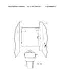 Portable And Disposable Potti-Drape Device diagram and image