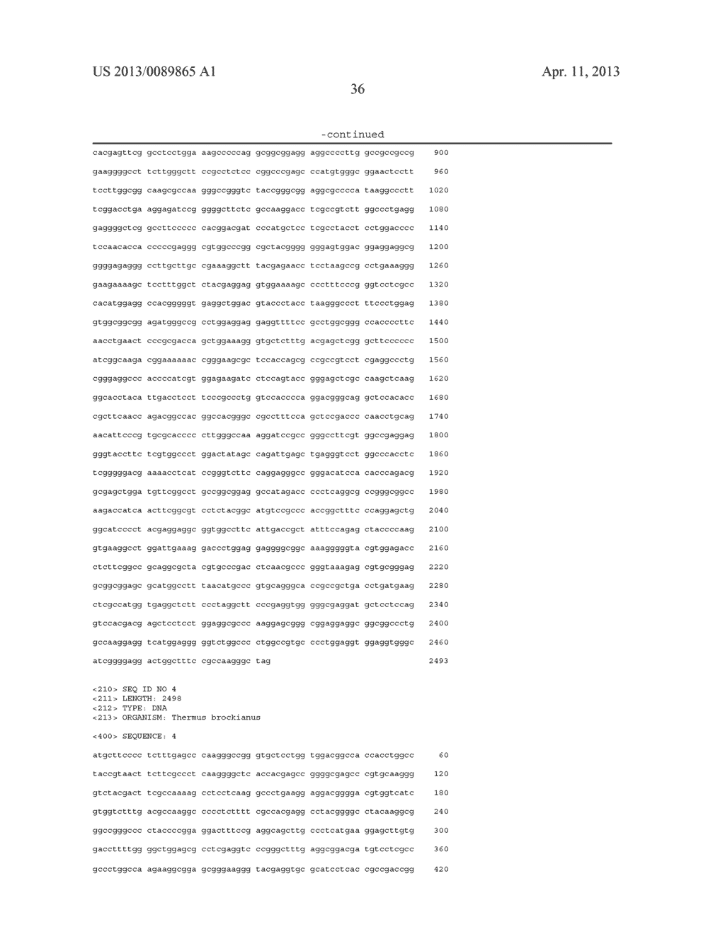 THERMUS BROCKIANUS NUCLEIC ACID POLYMERASES - diagram, schematic, and image 44