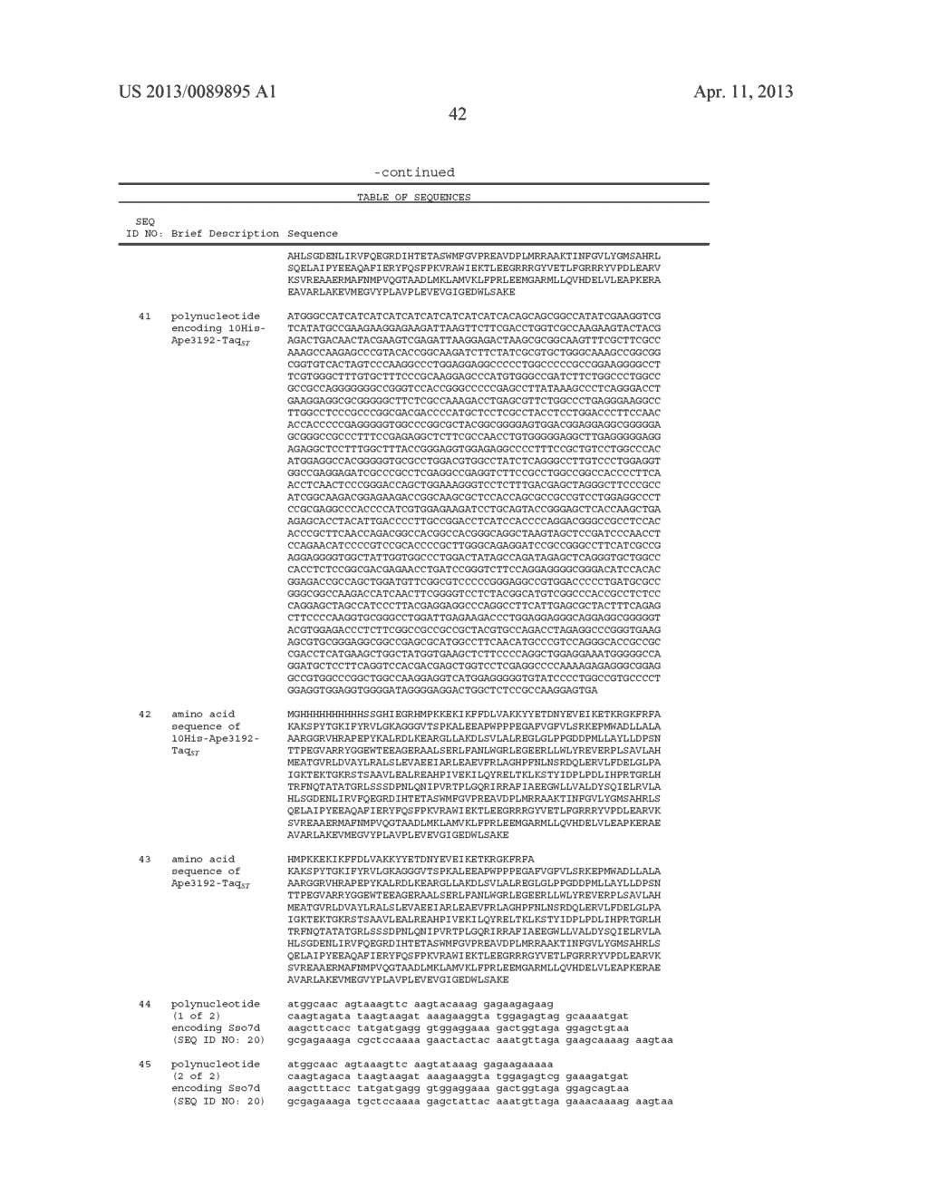 Polypeptides Having Nucleic Acid Binding Activity and Compositions and     Methods For Nucleic Acid Amplification - diagram, schematic, and image 46