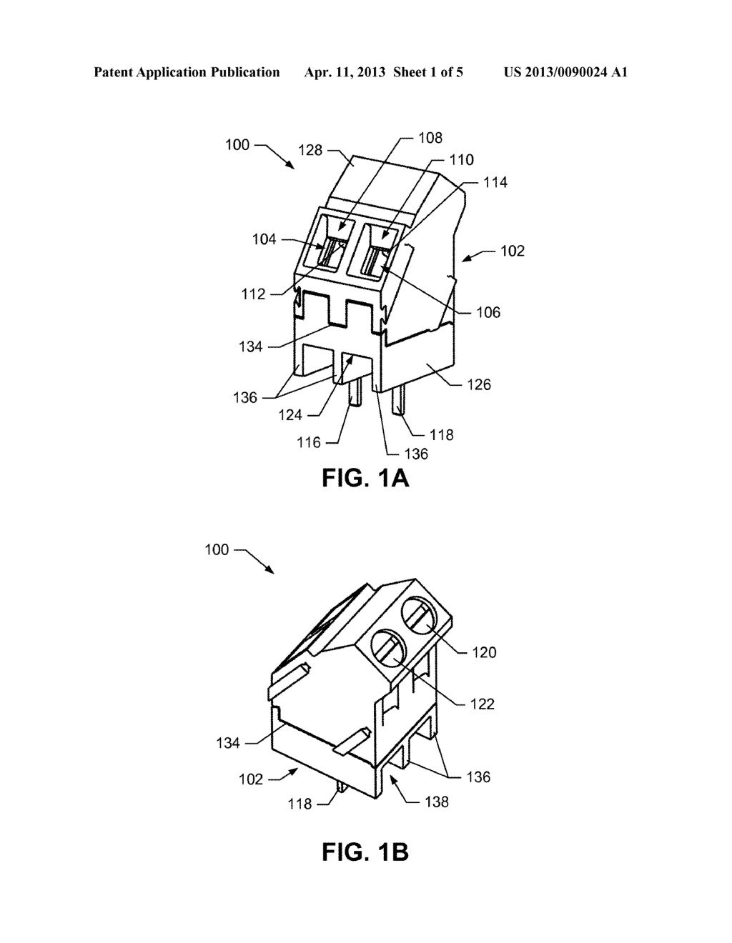 ELECTRICAL TERMINALS AND METHODS OF MANUFACTURING THE SAME - diagram, schematic, and image 02