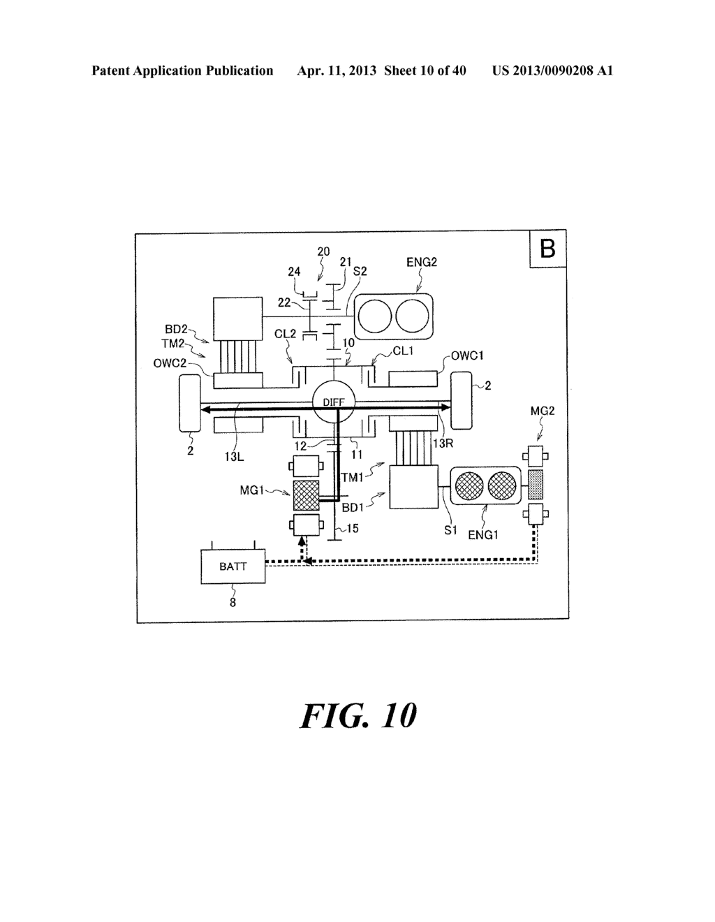 VEHICLE DRIVING SYSTEM AND CONTROL METHOD FOR VEHICLE DRIVING SYSTEM - diagram, schematic, and image 11