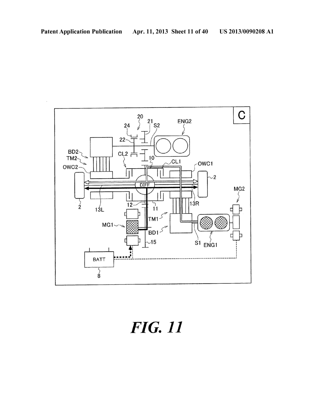 VEHICLE DRIVING SYSTEM AND CONTROL METHOD FOR VEHICLE DRIVING SYSTEM - diagram, schematic, and image 12