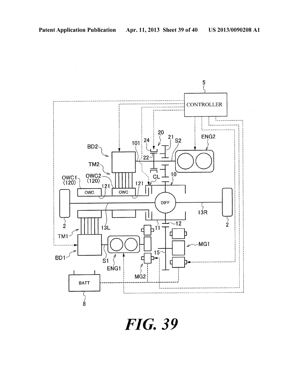 VEHICLE DRIVING SYSTEM AND CONTROL METHOD FOR VEHICLE DRIVING SYSTEM - diagram, schematic, and image 40