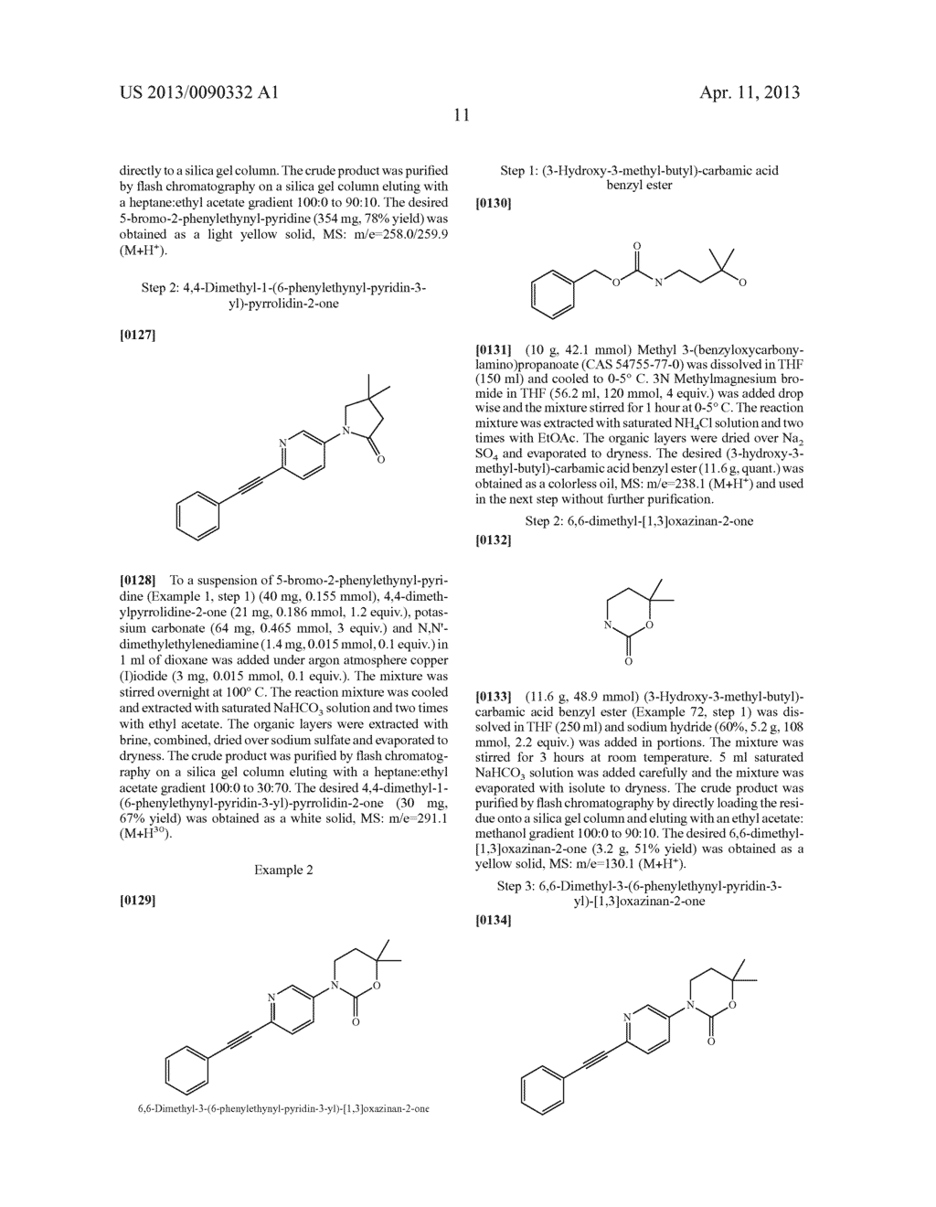 ETHYNYL DERIVATIVES - diagram, schematic, and image 12