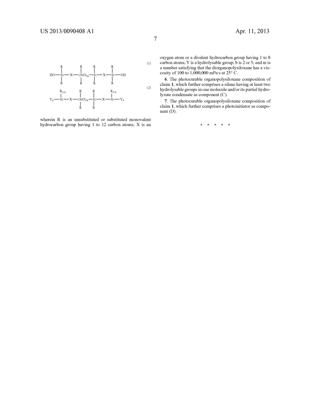 PHOTOCURABLE ORGANOPOLYSILOXANE COMPOSITION - diagram, schematic, and image 08