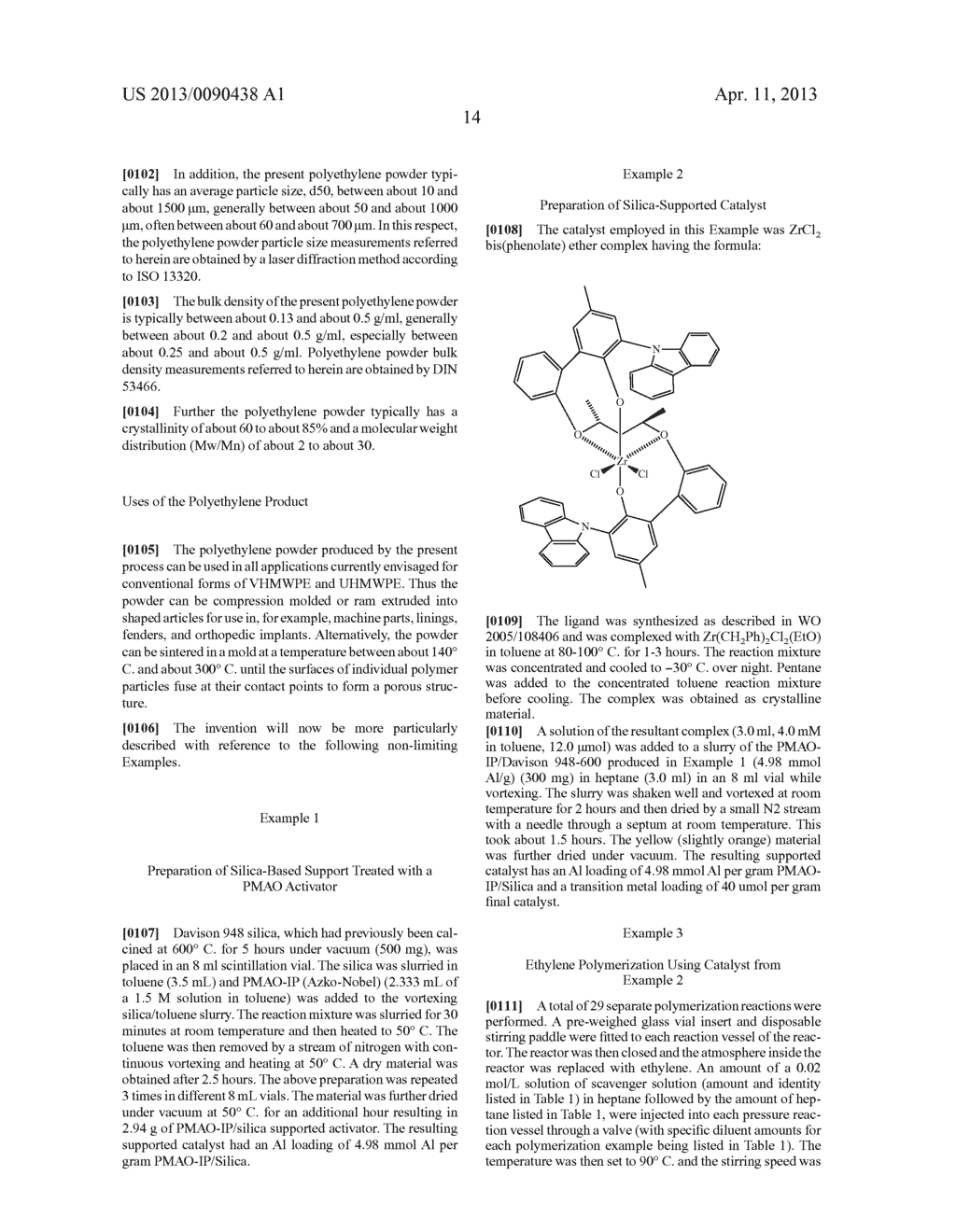 PROCESS FOR PRODUCING HIGH MOLECULAR WEIGHT POLYETHYLENE - diagram, schematic, and image 15