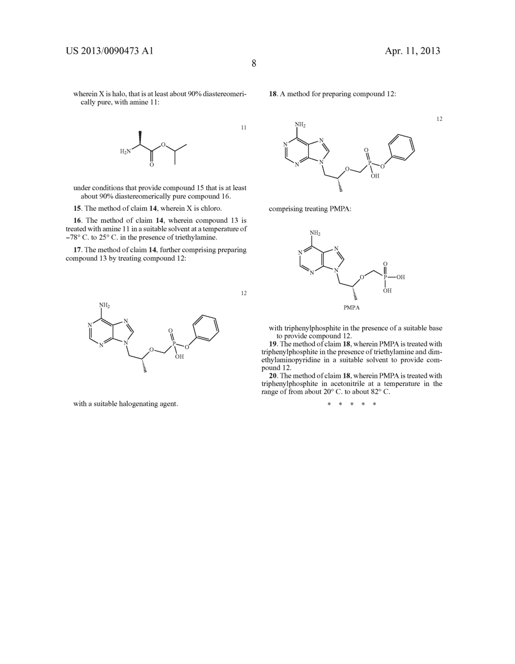 Methods for preparing anti-viral nucleotide analogs - diagram, schematic, and image 09