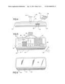 COMBINED REAR VIEW MIRROR AND TELEPHONE diagram and image