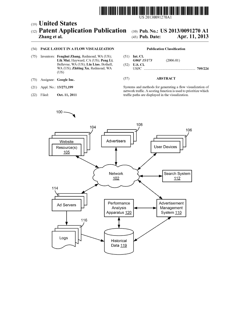 PAGE LAYOUT IN A FLOW VISUALIZATION - diagram, schematic, and image 01