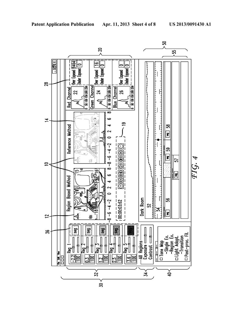 GRAPHICAL USER INTERFACE FOR TONE MAPPING HIGH DYNAMIC RANGE VIDEO - diagram, schematic, and image 05