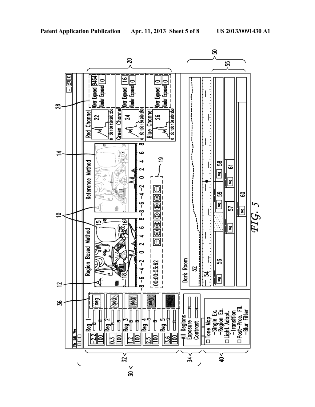 GRAPHICAL USER INTERFACE FOR TONE MAPPING HIGH DYNAMIC RANGE VIDEO - diagram, schematic, and image 06