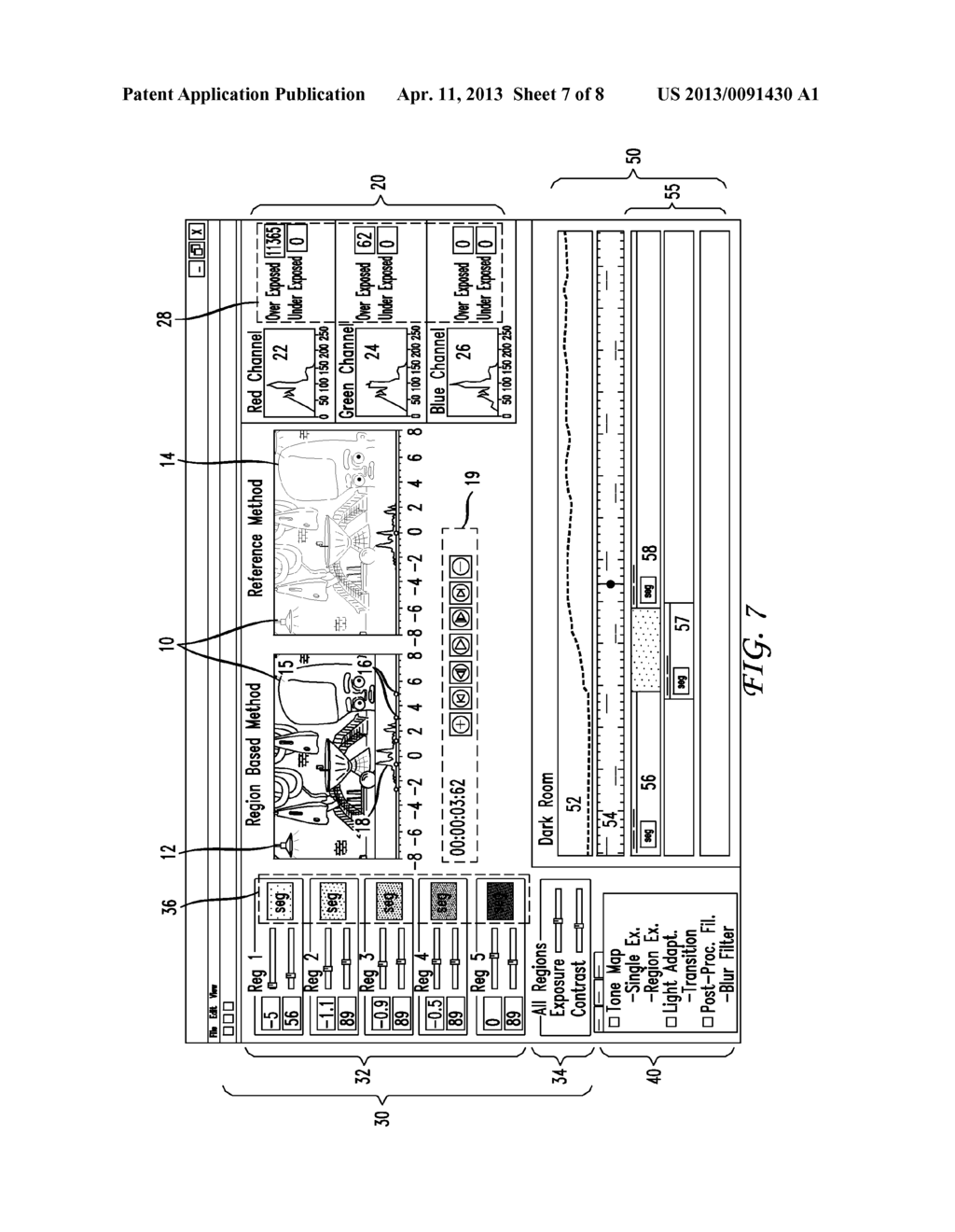 GRAPHICAL USER INTERFACE FOR TONE MAPPING HIGH DYNAMIC RANGE VIDEO - diagram, schematic, and image 08