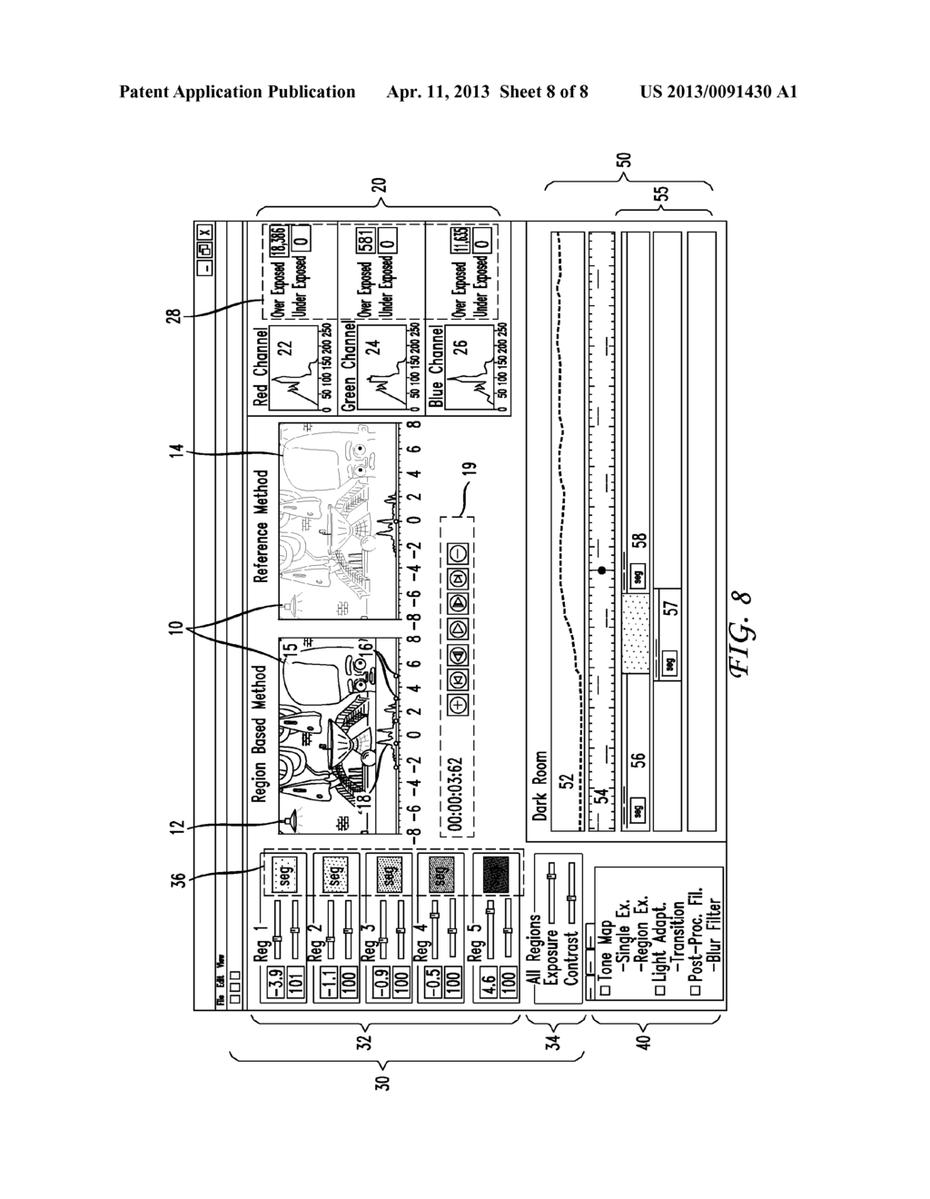 GRAPHICAL USER INTERFACE FOR TONE MAPPING HIGH DYNAMIC RANGE VIDEO - diagram, schematic, and image 09