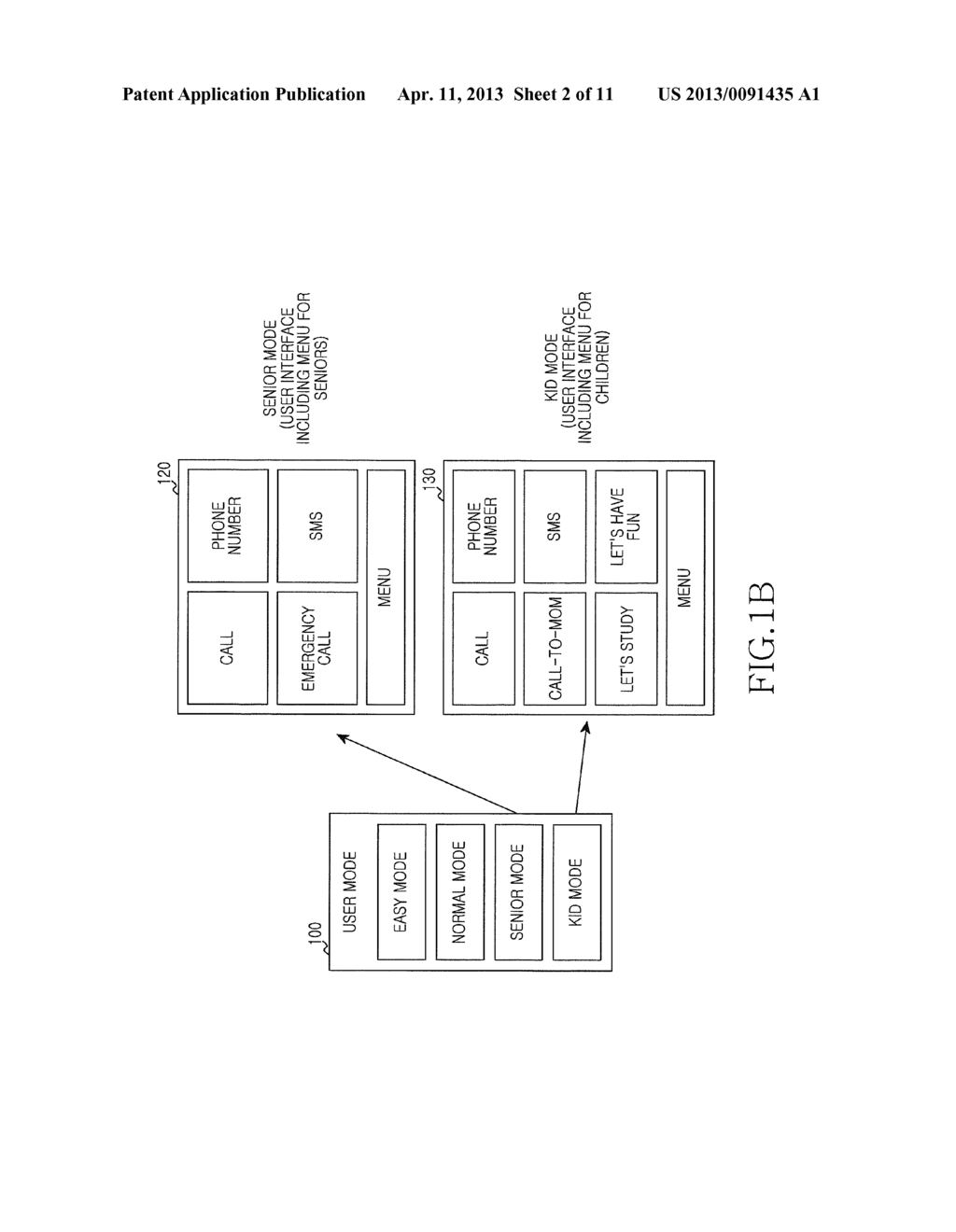 METHOD AND APPARATUS FOR GENERATING USER CONFIGURABLE USER INTERFACE IN A     PORTABLE TERMINAL - diagram, schematic, and image 03