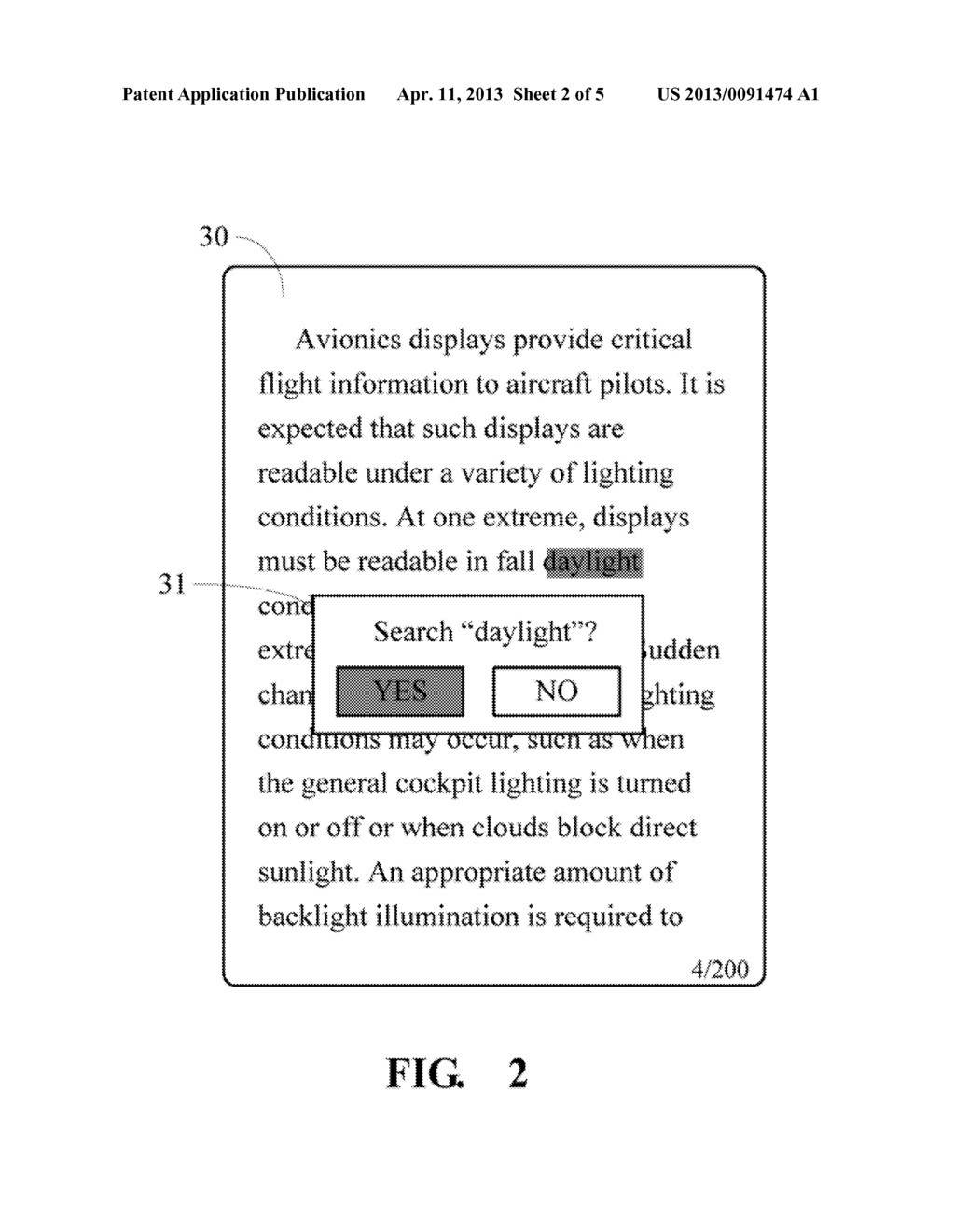 METHOD AND ELECTRONIC DEVICE CAPABLE OF SEARCHING AND DISPLAYING SELECTED     TEXT - diagram, schematic, and image 03