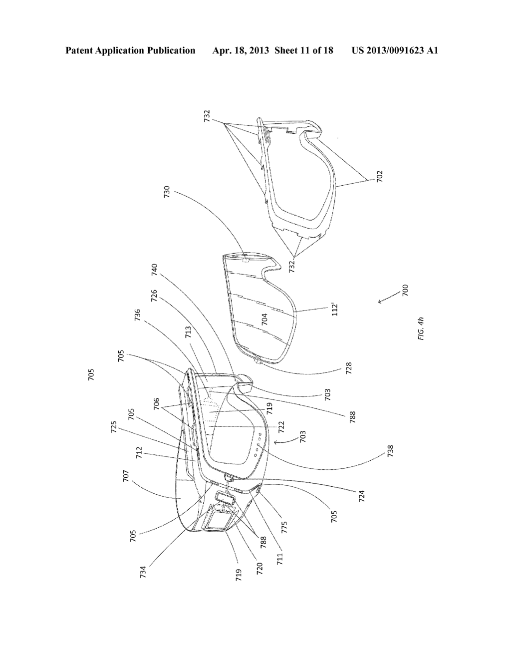 GOGGLE WITH EASILY INTERCHANGEABLE LENS THAT IS ADAPTABLE FOR HEATING TO     PREVENT FOGGING - diagram, schematic, and image 12