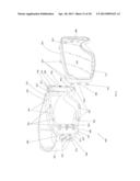 GOGGLE WITH EASILY INTERCHANGEABLE LENS THAT IS ADAPTABLE FOR HEATING TO     PREVENT FOGGING diagram and image