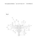 MEMBER FASTENING STRUCTURE AND CLIP FOR FASTENING MEMBER diagram and image