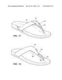 SHOE WITH INTERCHANGEABLE STRAP SYSTEM diagram and image