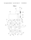 MOTOR-VEHICLE DOUBLE-CLUTCH TRANSMISSION WITH GEAR SHIFT DEVICE COMPRISING     A ROTARY DRUM AND MOTOR-VEHICLE HYBRID PROPULSION SYSTEM INCLUDING SUCH A     TRANSMISSION diagram and image