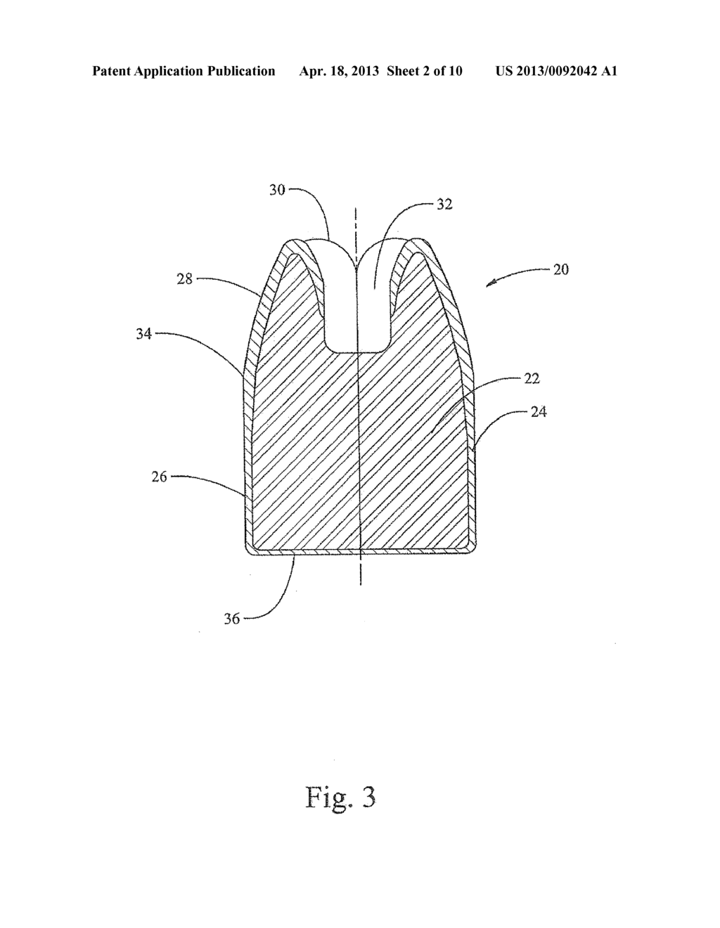 JACKETED BULLET WITH BONDED CORE - diagram, schematic, and image 03