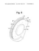 AXIALLY AND RADIALLY COOLED BRAKE DISK WITH COVER diagram and image