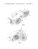 Collapsible Recumbent Tricycle diagram and image