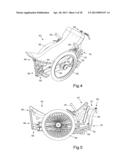 Collapsible Recumbent Tricycle diagram and image