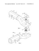 HITCH BALL MOUNT AND METHOD OF FORMING THE HITCH BALL MOUNT diagram and image