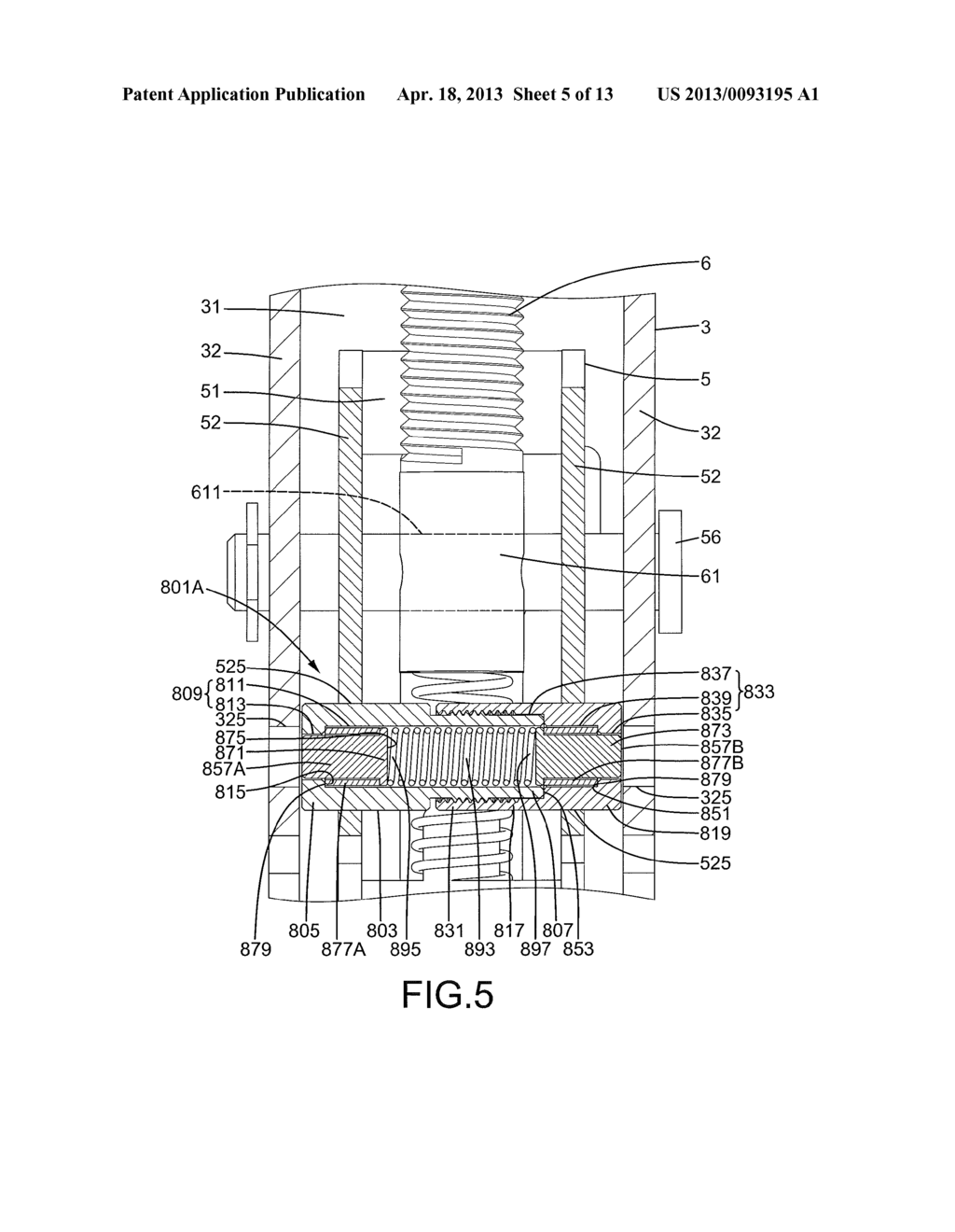 Latch Assembly with a Safety Device for a Fireproof Door Lock - diagram, schematic, and image 06