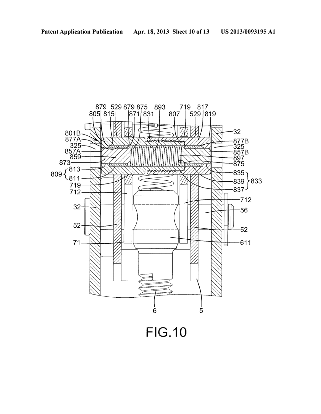 Latch Assembly with a Safety Device for a Fireproof Door Lock - diagram, schematic, and image 11