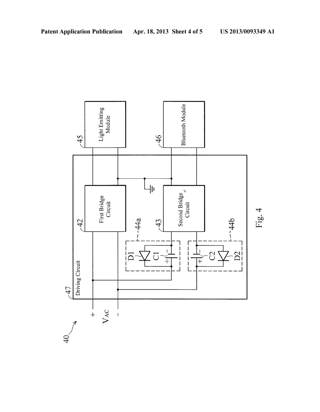 DRIVING CIRCUIT AND LAMPS - diagram, schematic, and image 05