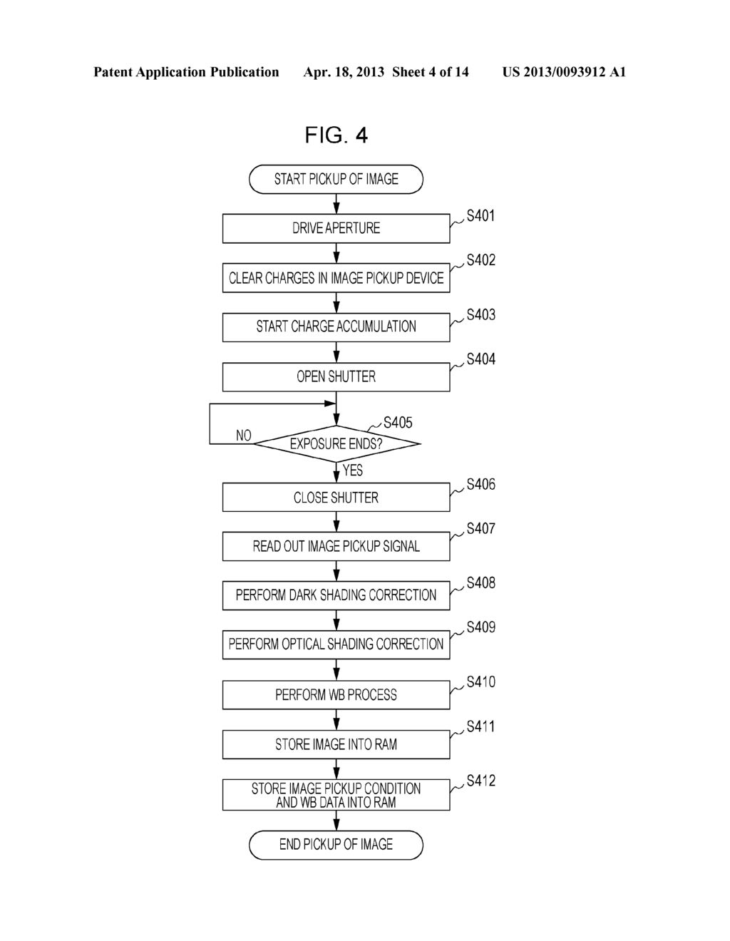 IMAGE PICKUP APPARATUS AND METHOD FOR CONTROLLING THE SAME - diagram, schematic, and image 05