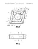 CUTTING INSERT HAVING CHIP BREAKER diagram and image