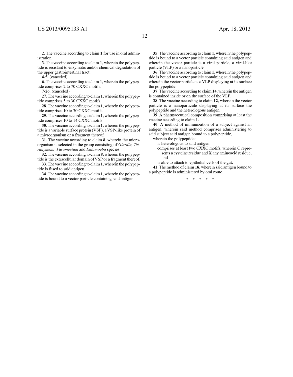PHARMACEUTICAL COMPOSITIONS COMPRISING A POLYPEPTIDE COMPRISING AT LEAST     ONE CXXC MOTIF AND HETEROLOGOUS ANTIGENS AND USES THEREOF - diagram, schematic, and image 18