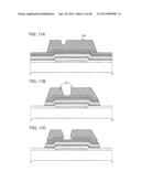 METHODS FOR MANUFACTURING THIN FILM TRANSISTOR AND DISPLAY DEVICE diagram and image