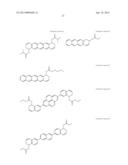 LEAVING SUBSTITUENT-CONTAINING COMPOUND, ORGANIC SEMICONDUCTOR MATERIAL     FORMED THEREFROM, ORGANIC ELECTRONIC DEVICE, ORGANIC THIN-FILM TRANSISTOR     AND DISPLAY DEVICE USING THE ORGANIC SEMICONDUCTOR MATERIAL, METHOD FOR     PRODUCING FILM-LIKE PRODUCT, PI-ELECTRON CONJUGATED COMPOUND AND METHOD     FOR PRODUCING THE PI ELECTRON CONJUGATED COMPOUND diagram and image