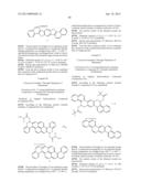 LEAVING SUBSTITUENT-CONTAINING COMPOUND, ORGANIC SEMICONDUCTOR MATERIAL     FORMED THEREFROM, ORGANIC ELECTRONIC DEVICE, ORGANIC THIN-FILM TRANSISTOR     AND DISPLAY DEVICE USING THE ORGANIC SEMICONDUCTOR MATERIAL, METHOD FOR     PRODUCING FILM-LIKE PRODUCT, PI-ELECTRON CONJUGATED COMPOUND AND METHOD     FOR PRODUCING THE PI ELECTRON CONJUGATED COMPOUND diagram and image