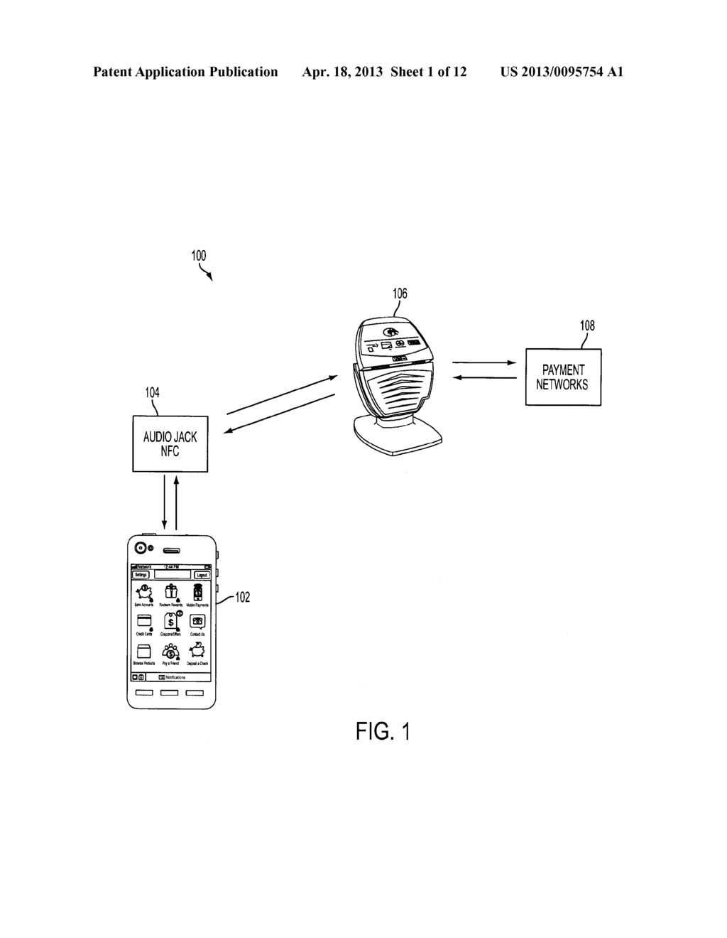 System and Method for Providing Contactless Payment With a Near Field     Communications Attachment - diagram, schematic, and image 02