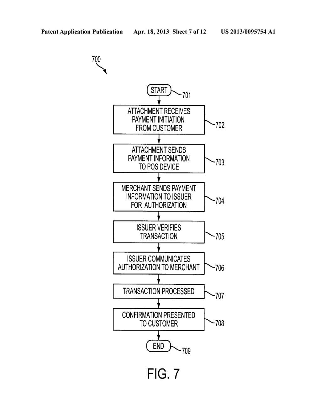 System and Method for Providing Contactless Payment With a Near Field     Communications Attachment - diagram, schematic, and image 08