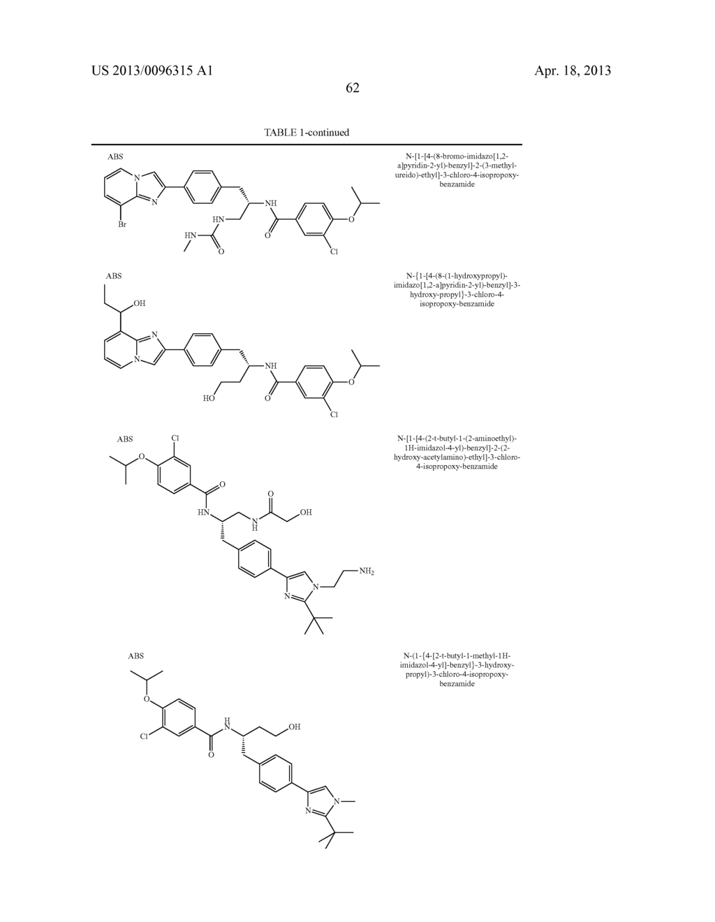 CERTAIN CHEMICAL ENTITIES, COMPOSITIONS AND METHODS - diagram, schematic, and image 63