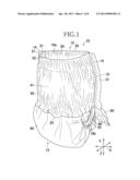 PANTS-TYPE ABSORBENT WEARING ARTICLE diagram and image