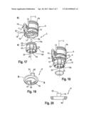 POLYAXIAL BONE ANCHORING DEVICE WITH ENLARGED PIVOT ANGLE diagram and image