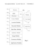 PRESENTING POINT OF INTEREST INFORMATION USING A MOBILE COMMUNICATION     DEVICE diagram and image