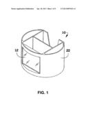 Caddie Apparatus with Display Capabilities diagram and image